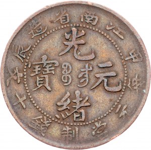 Čína, 10 Cash 1902-1908, Kiang Nan