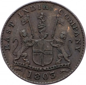 Präsidentschaft Madras, 5 Cash 1803