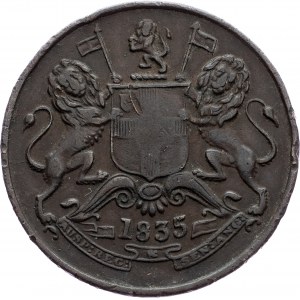 Madras Presidency, 1/2 Anna 1835