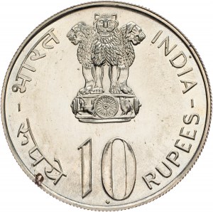 India, 10 rupie 1972, Bombay