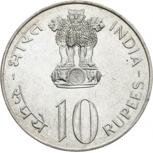 India, 10 rupie 1973, Bombay 