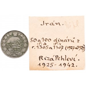 Iran, 100 dinari 1928