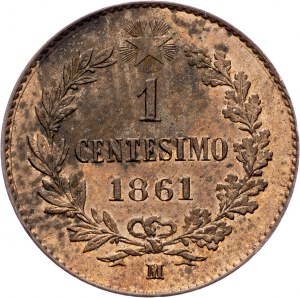 Taliansko, 1 Centesimo 1861, Miláno
