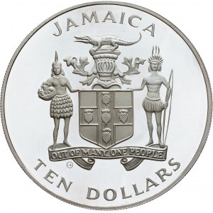 Jamaïque, 10 dollars 1982
