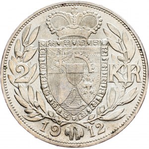 Liechtenstein, 2 couronnes 1912