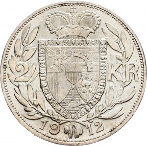Lichtenštajnsko, 2 koruny 1912