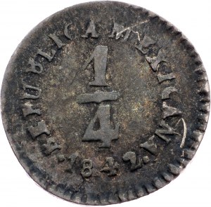 Mexiko, 1/4 Real 1842