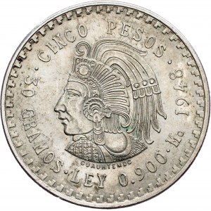 Mexique, 5 Pesos 1948, Mexique