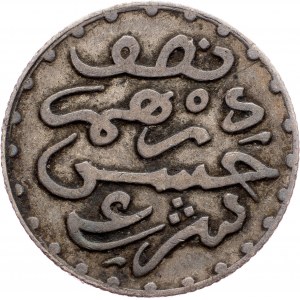 Morocco, 1/2 Dirham 1882
