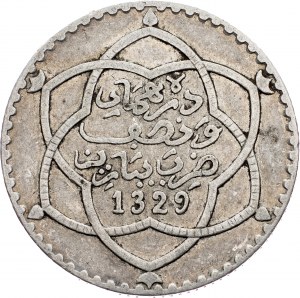 Maroc, 2½ Dirhams 1911