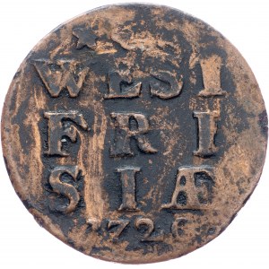 Frisia occidentale, 1 Duit 1720