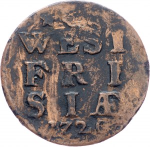 Frisia occidentale, 1 Duit 1720
