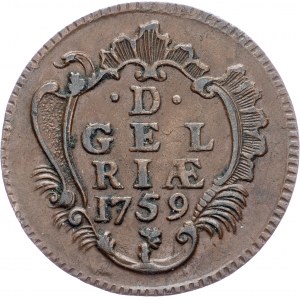 Gelderland, 1 Duit 1759, Harderwijk