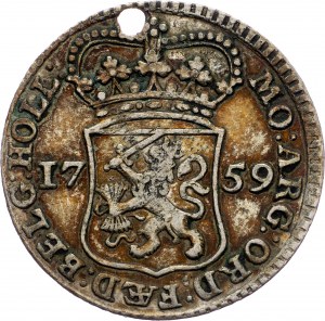 Holandsko, 1/4 Guldenu 1759