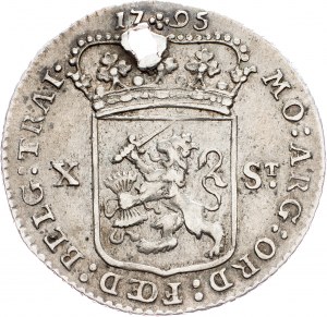 Holland, 10 Stuivers 1795