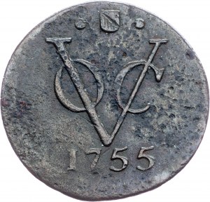 Niederländisch-Ostindien, 1/2 Duit 1755, Utrecht