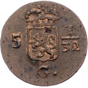 Netherlands East Indies, 1/2 Duit 1808