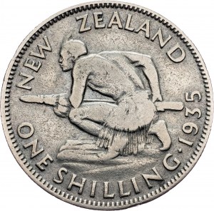 Nový Zéland, 1 šiling 1935