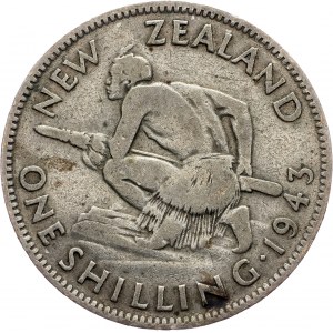 Nový Zéland, 1 šilink 1943