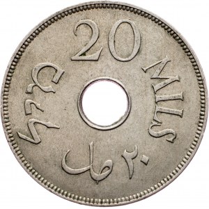British Mandate, 20 Mils 1935