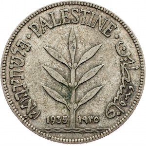 Britský mandát, 100 mil. 1935