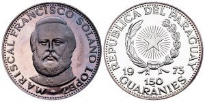 Paraguay, 150 Guaranies 1973
