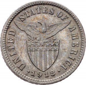 Filippine, 10 centesimi 1918