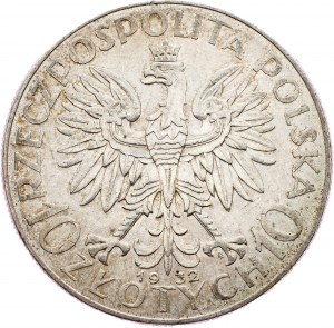Pologne, 10 Zlotych 1932, Warszawa