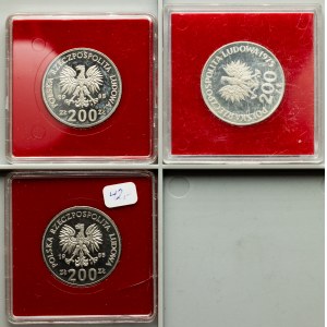 Pologne, 200 Zlotych 1975, 1985, PRÓBA