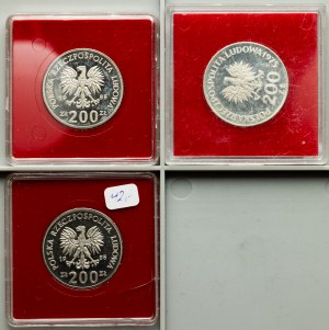 Polska, 200 złotych 1975, 1985, PRÓBA