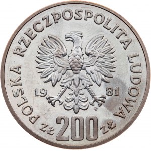 Poland, 200 Zlotych 1981