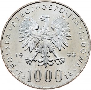 Polsko, 1000 zlotých 1983