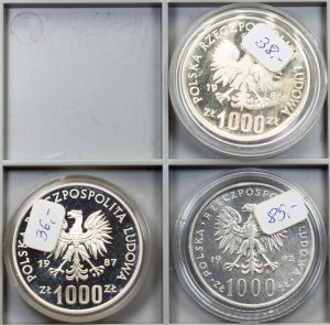 Polen, 1000 Zlotych 1982, 1986, 1987