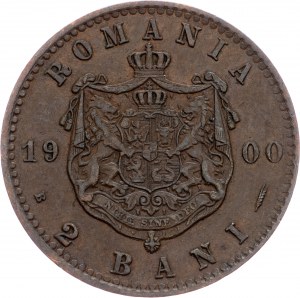 Rumunsko, 2 Bani 1900, Hamburg