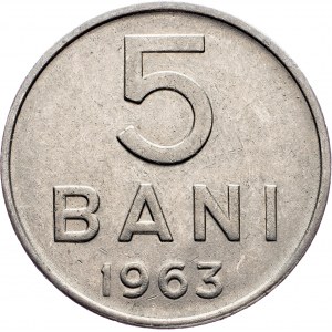 Rumänien, 5 Bani 1963