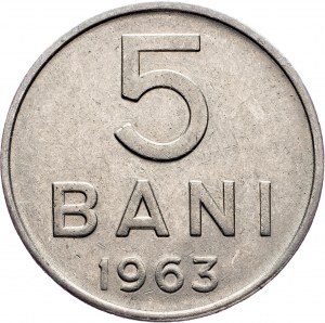 Romania, 5 Bani 1963