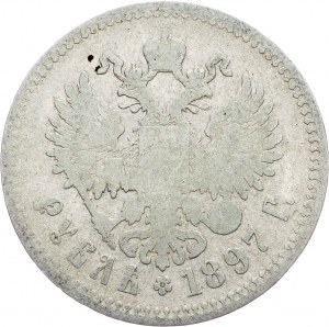 Russie, 1 rouble 1897, **