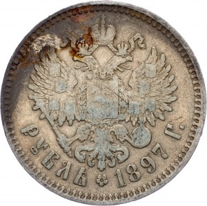 Russie, 1 rouble 1897, **