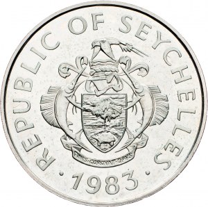 Seychely, 25 rupií 1983