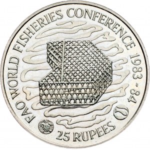Seychelles, 25 roupies 1983