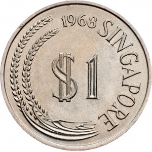 Singapur, 1 dolár 1968