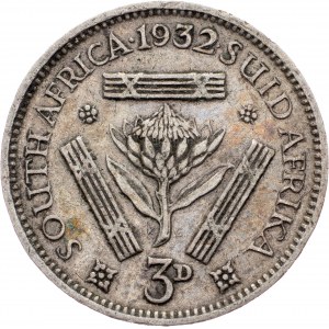 Südafrika, 3 Pence 1932