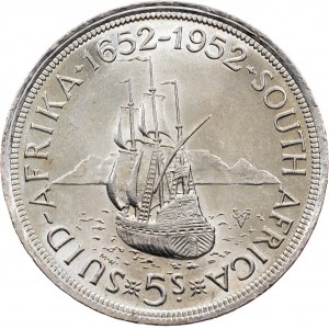 George VI, 5 Shillings 1952