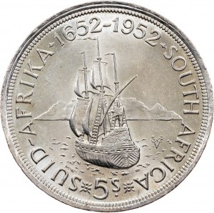 George VI, 5 Shillings 1952