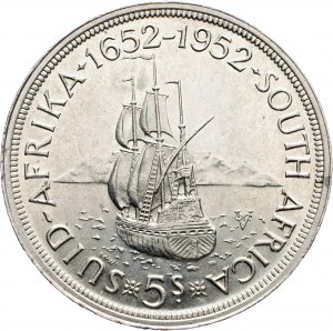 Afrique du Sud, 5 Shillings 1952