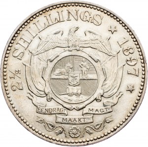Repubblica Sudafricana, 2 scellini e mezzo 1897, Pretoria