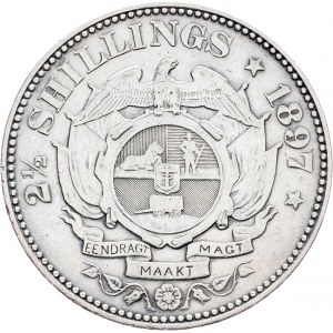 Republika Południowej Afryki, 2 1/2 szylinga 1897, Pretoria