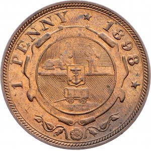 République sud-africaine, 1 Penny 1898, Pretoria