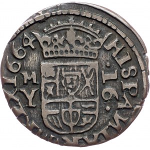 Španělsko, 16 Maravedis 1664