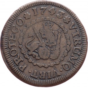 Spanien, 4 Maravedis 1743